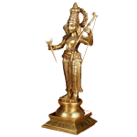 Brass Superfine Lord Rama Statue | 27" x 13" x 9" (68.6 x 33 x 22.9 cm) | 16 kg Premium Temple Grade Art | Magnificent Divine Murti | Sacred Collection